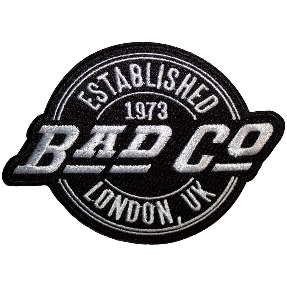 (バッド・カンパニー) Bad Company オフィシャル商品 Est 1973 サークル ロゴ ワッペン アイロン接着 パッチ 【海外通販】