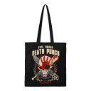 (ファイヴ・フィンガー・デス・パンチ) Five Finger Death Punch オフィシャル商品 Got Your Six トートバッグ コットン エコバッグ 布バッグ 【海外通販】