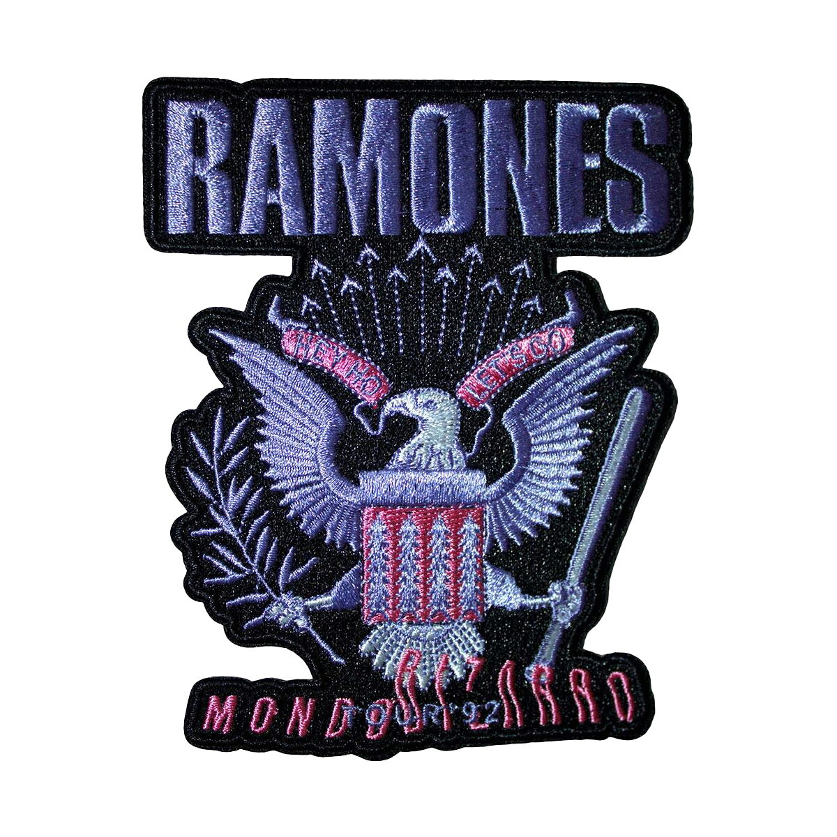 (ラモーンズ) Ramones オフィシャル商品 Mondo Bizarro ワッペン アイロン接着 パッチ 【海外通販】