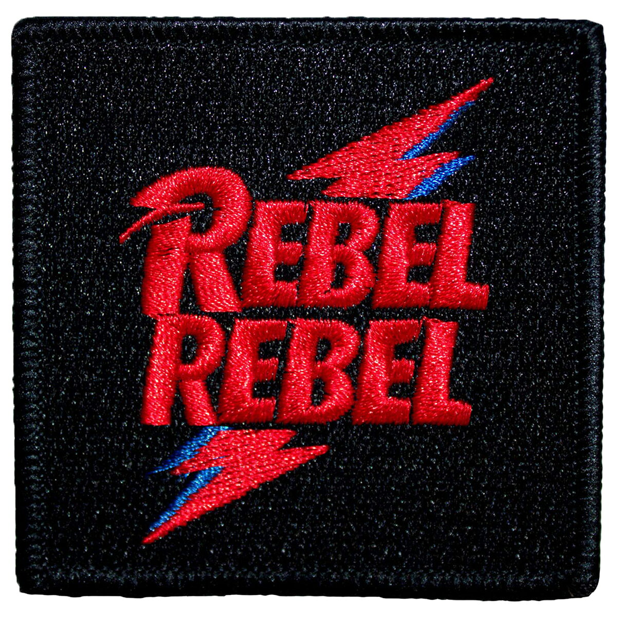 (デヴィッド・ボウイ) David Bowie オフィシャル商品 Rebel Rebel ワッペン アイロン接着 パッチ 【海外通販】