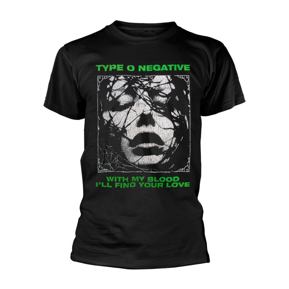 (タイプ・オー・ネガティヴ) Type O Negative オフィシャル商品 ユニセックス With My Blood Tシャツ 半袖 トップス 