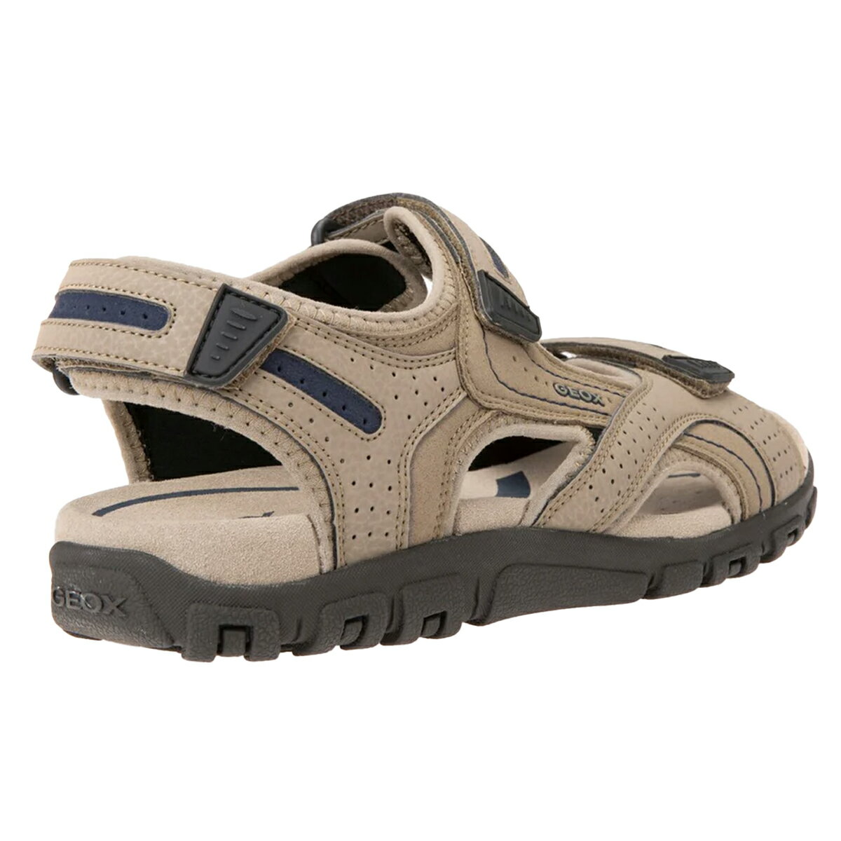 (ジェオックス) Geox メンズ Strada サンダル フェイクヌバック 紳士サンダル カジュアルサンダル 【海外通販】
