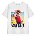 (ワンピース) One Piece オフィシャル商品 キッズ・子供 ルフィ Tシャツ 半袖 トップス 【海外通販】