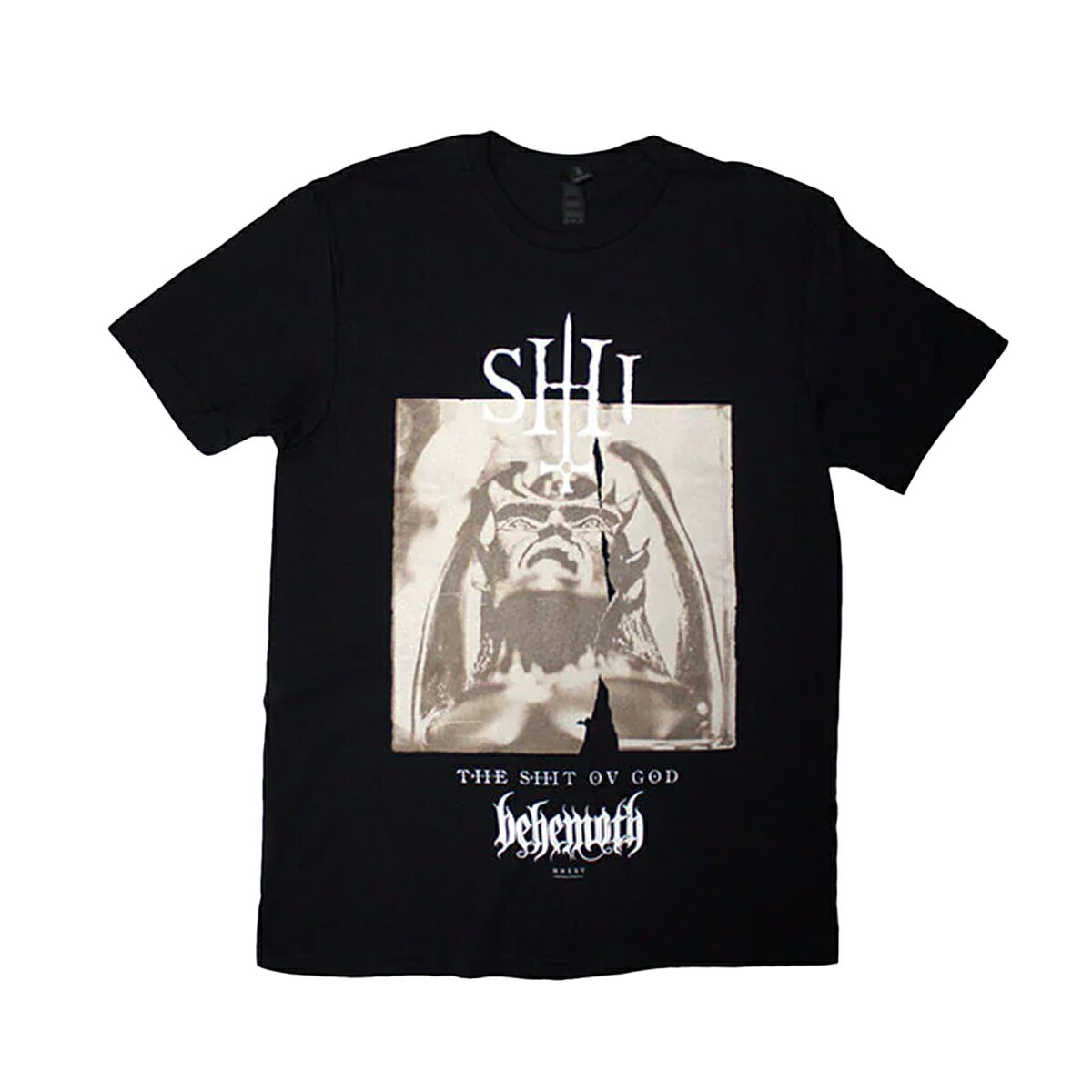 (ベヒーモス) Behemoth オフィシャル商品 ユニセックス The Shit Ov God Parchment Tシャツ バックプリント 半袖 トップス 【海外通販】