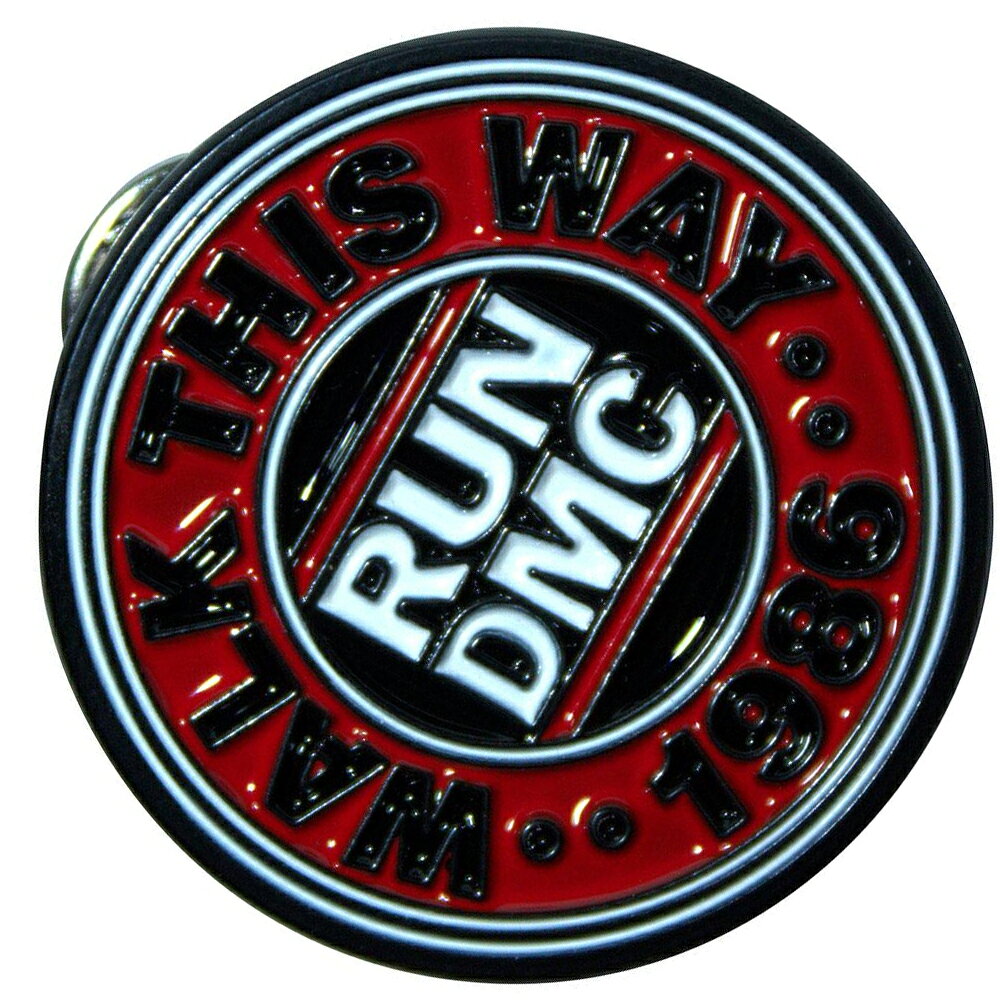 (ラン・ディーエムシー) Run DMC オフィシャル商品 Walk This Way バッジ 【海外通...