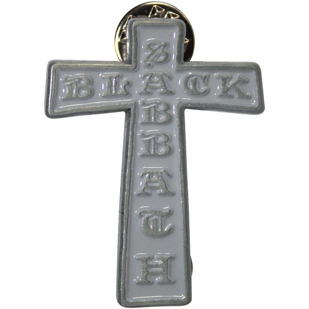 (ブラック・サバス) Black Sabbath オフィシャル商品 Cross バッジ 【海外通販】