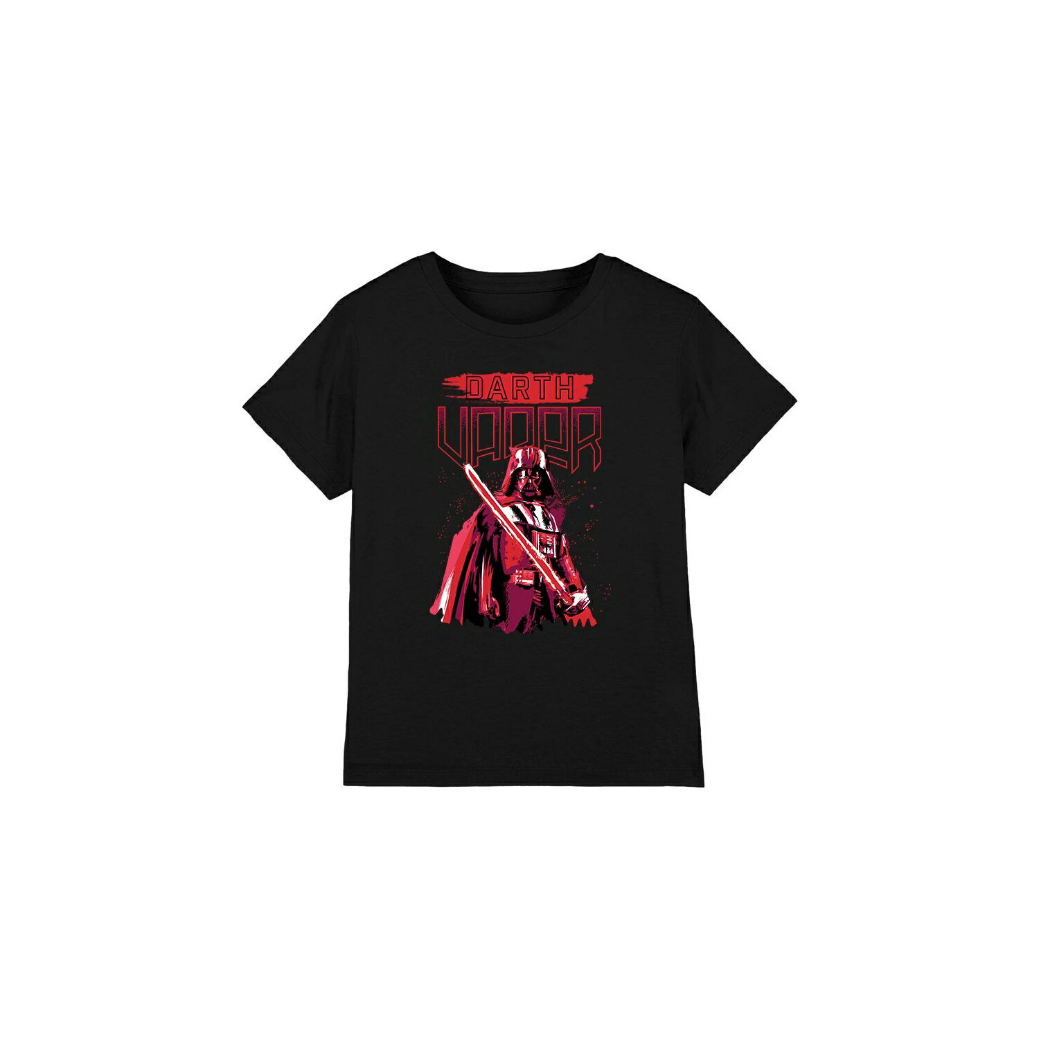 (スター・ウォーズ) Star Wars オフィシャル商品 キッズ・子供 ダースベイダー Tシャツ ペイント 半袖 トップス 【海外通販】
