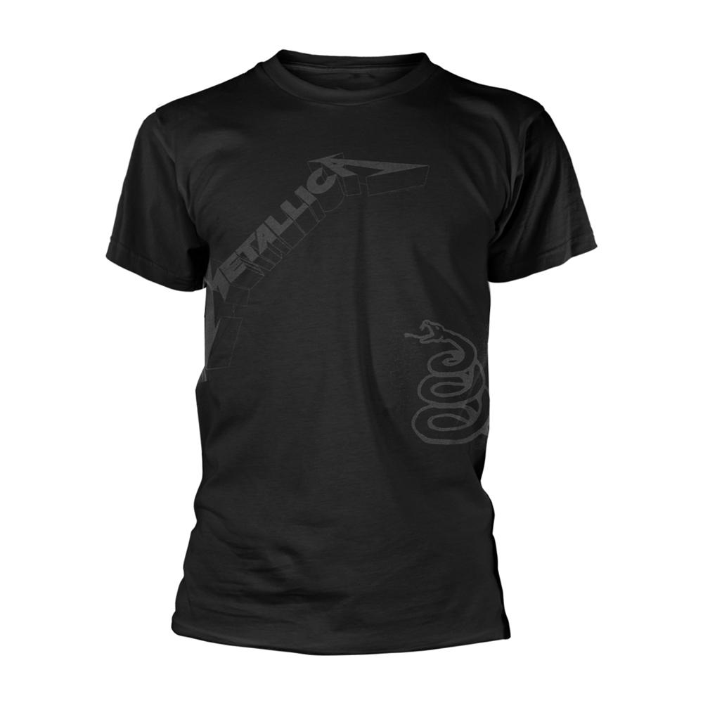 (メタリカ) Metallica オフィシャル商品 ユニセックス Black Album Tonal Tシャツ 半袖 トップス 【海外通販】