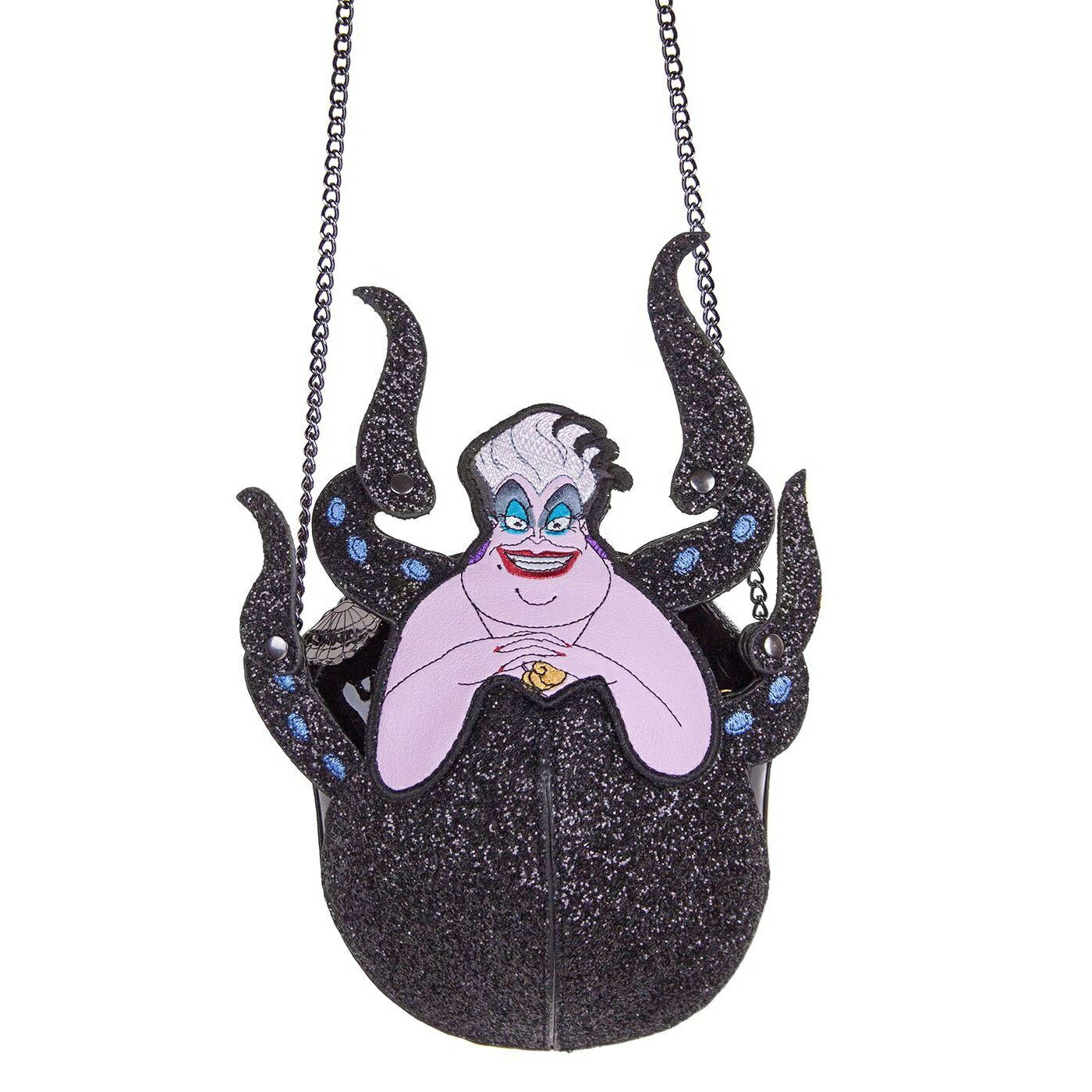 (ダニエル・ニコールxディズニー) Danielle Nicole x Disney オフィシャル商品 リトル・マーメイド アースラ クロスボディーバッグ 【海外通販】