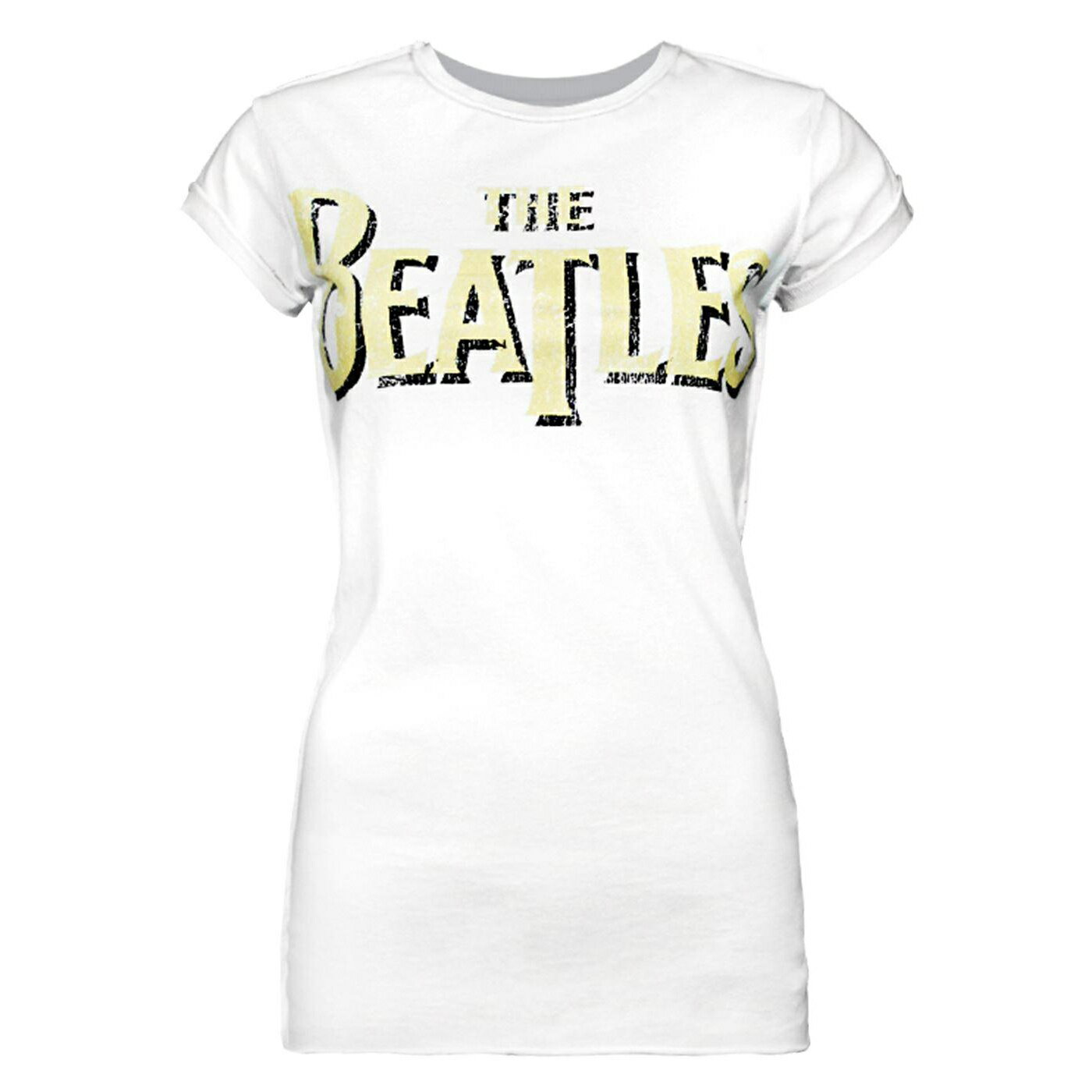 乐天商城 - (アンプリファイド) Amplified オフィシャル商品 レディース The Beatles Tシャツ ロゴ 半袖 トップス 【海外通販】