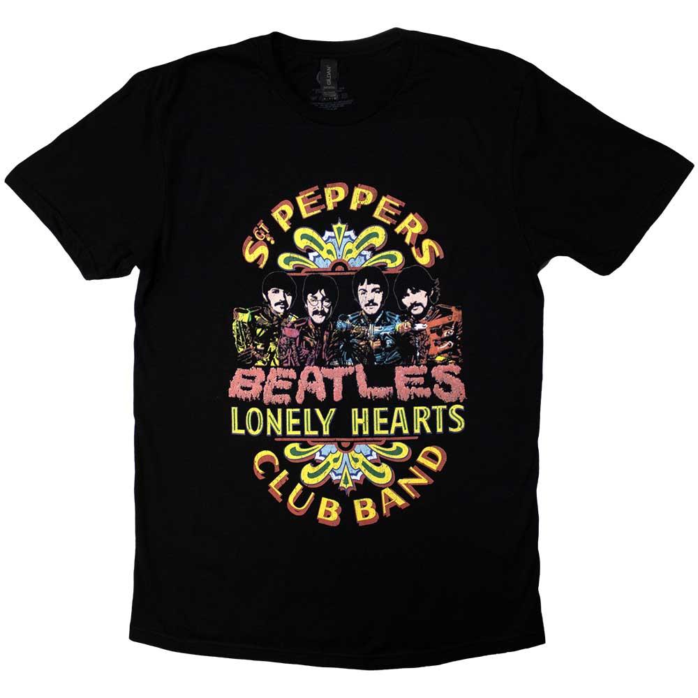 (ビートルズ) The Beatles オフィシャル商品 ユニセックス Sgt Pepper 2 Tシャツ 半袖 トップス 【海外通販】