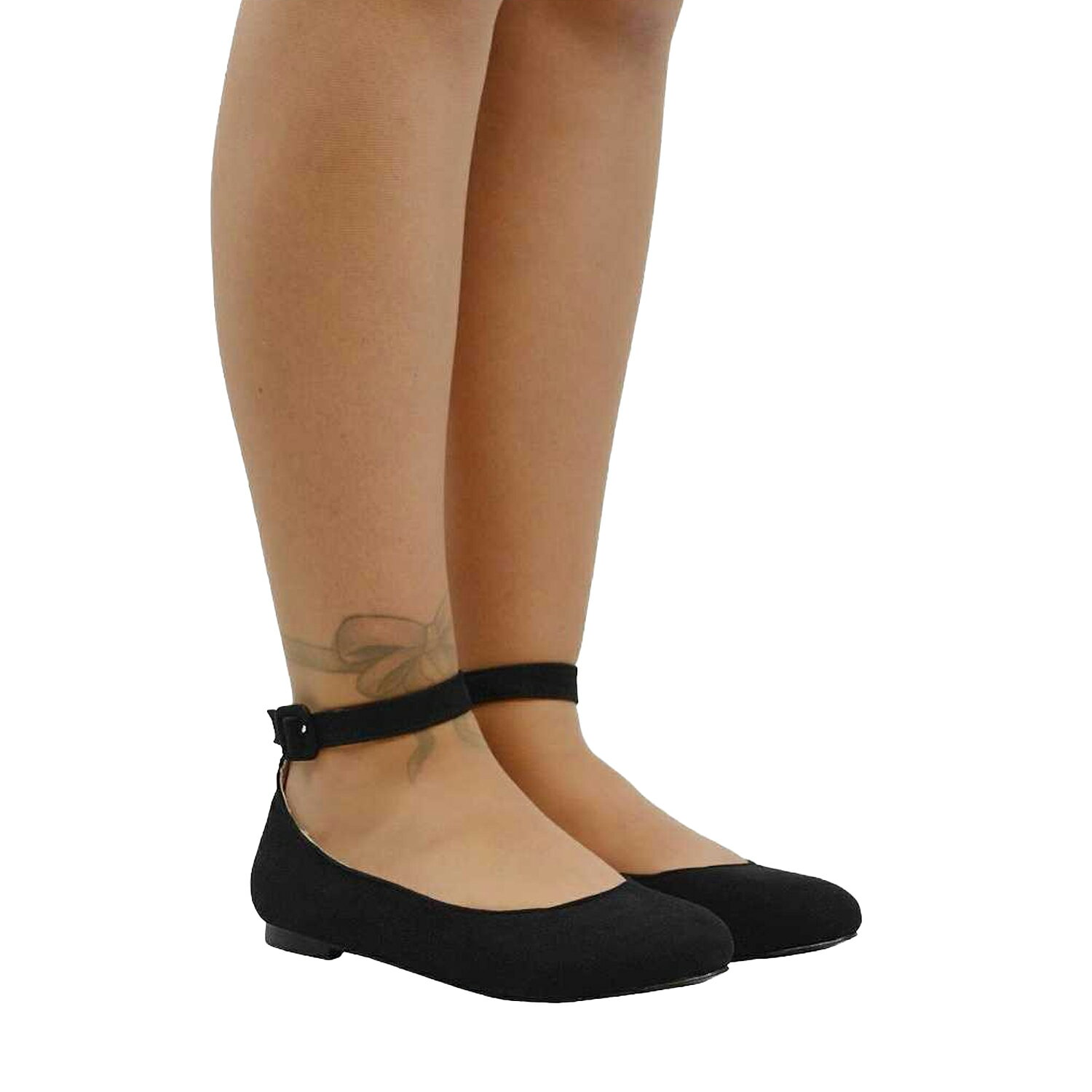 (XYロンドン) XY London レディース Kimmie シューズ アンクルストラップ バレリーナ 婦人靴 フラット カジュアルシューズ 【海外通販】