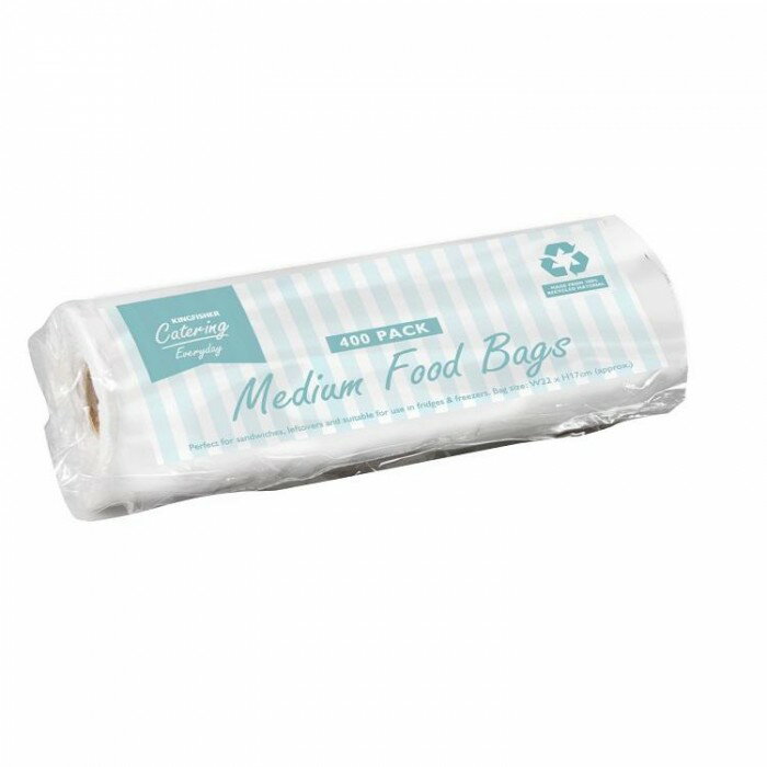 (キングフィッシャー) Kingfisher ミディアムサイズフリーザーバッグ 7 x 9 冷凍 保存用 袋 クッキング 調理 キッチン用品 (400枚) 【海外通販】