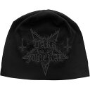 (ダーク・フューネラル) Dark Funeral オフィシャル商品 ユニセックス ロゴ ビーニー ニット帽 【海外通販】