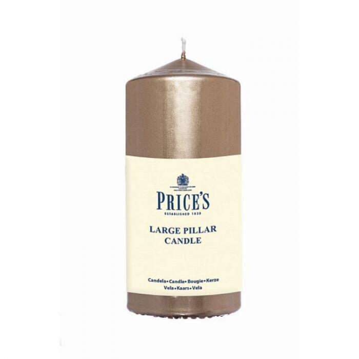 (プライシズ) Prices ゴールド ピラーキャンドル キャンドル 6インチ ろうそく 【海外通販】