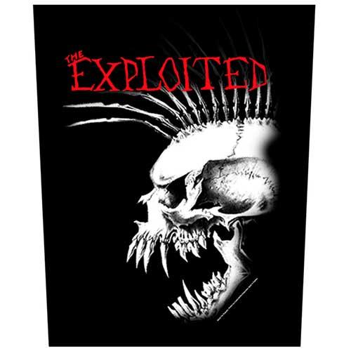 (ジ・エクスプロイテッド) The Exploited オフィシャル商品 Bastard Skull ワッペン パッチ 【海外通販】