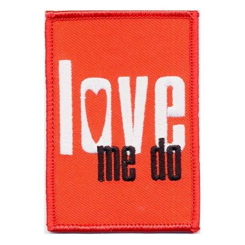 (ビートルズ) The Beatles オフィシャル商品 Love Me Do ワッペン 織地 アイロン接着 パッチ 【海外通販】