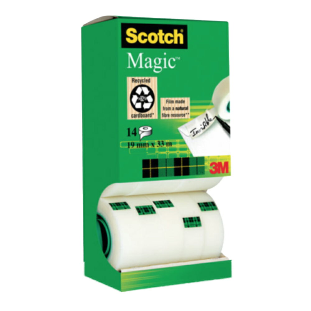 (スコッチ) Scotch マジックテープ 粘着テープ レフィル 19mm x 33m 14個組 【海外通販】