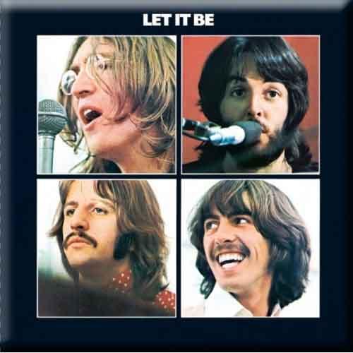 (ビートルズ) The Beatles オフィシャル商品 Let It Be フリッジマグネット アルバム 冷蔵庫 磁石 (1個) 【海外通販】
