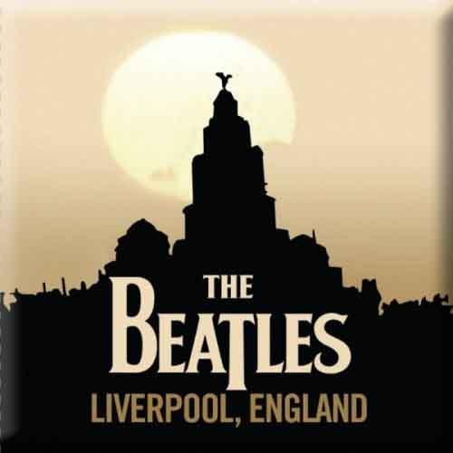 (ビートルズ) The Beatles オフィシャル商品 Liverpool. England フリッジマグネット 冷蔵庫 磁石 (1個) 【海外通販】