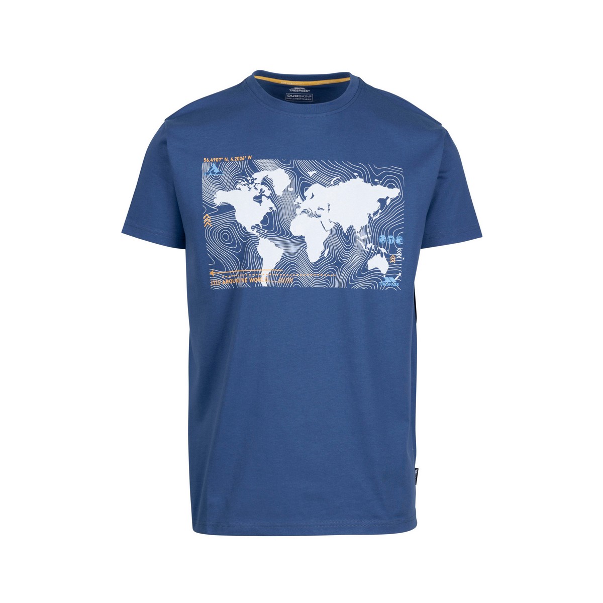 (トレスパス) Trespass メンズ Chera Tシャツ プリント 半袖 トップス 【海外通販】