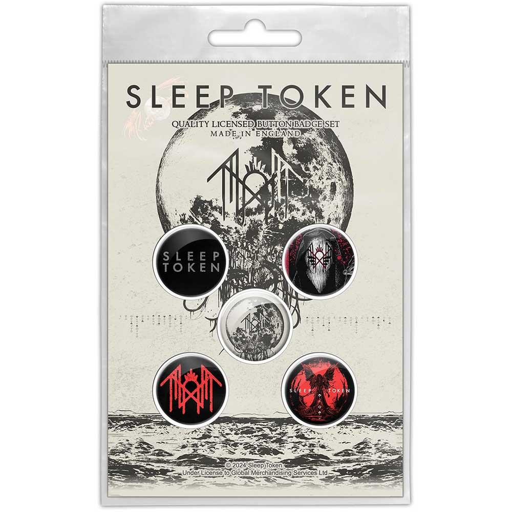Rakuten - (スリープ・トークン) Sleep Token オフィシャル商品 Take Me Back To Eden バッジ セット (5個組) 【海外通販】