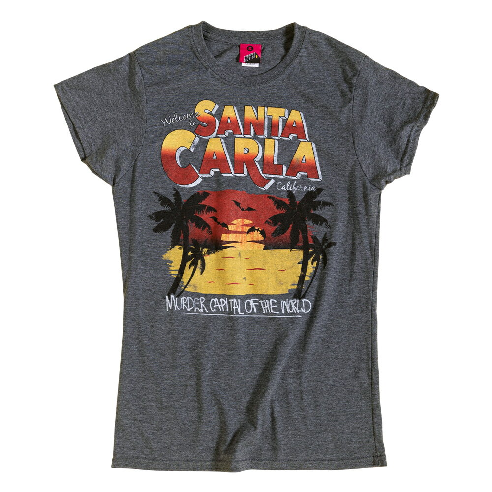 (ロストボーイ) The Lost Boys オフィシャル商品 レディース スリムフィット Welcome To Santa Carla Fitted 半袖 Tシャツ トップス 【海外通販】