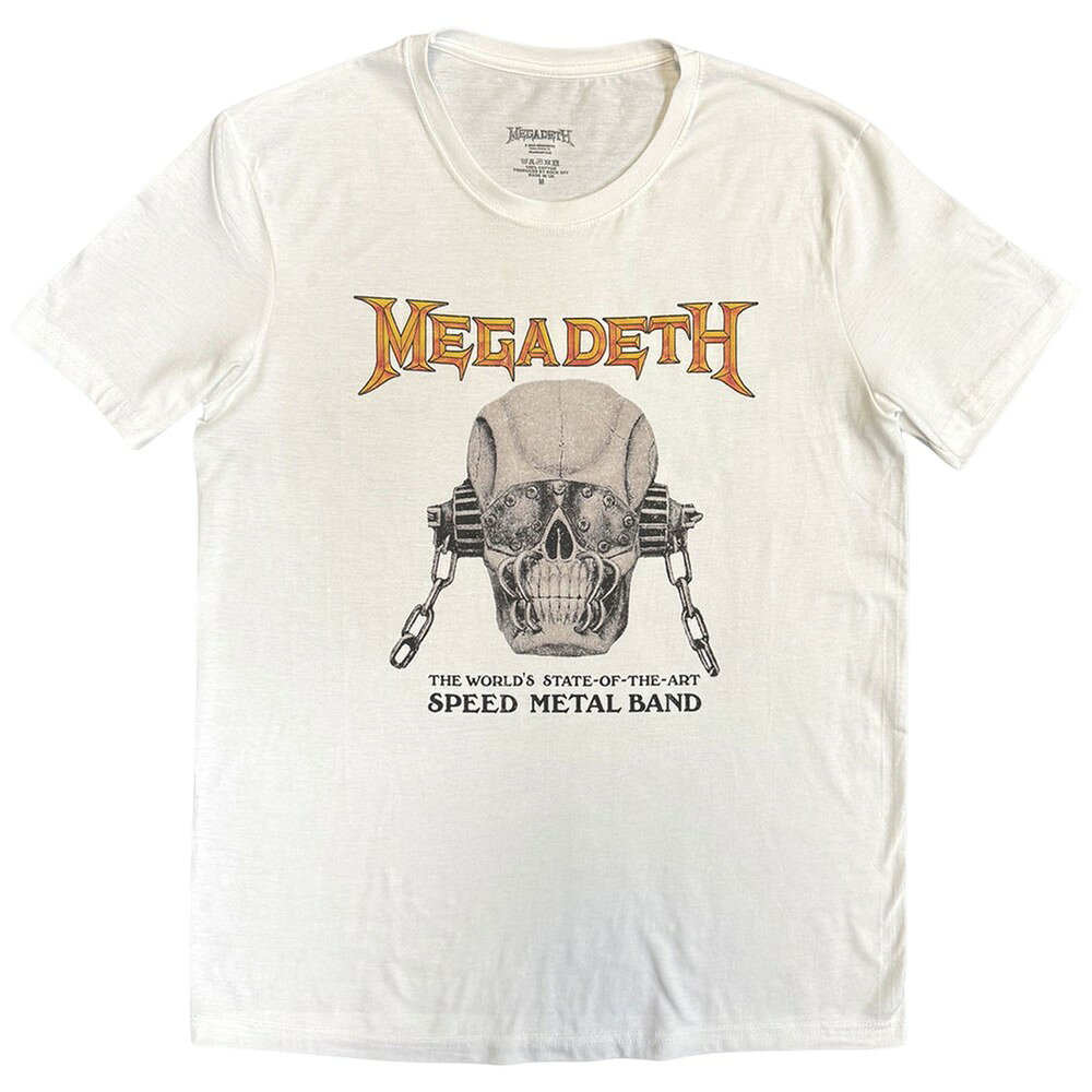 (メガデス) Megadeth オフィシャル商品 ユニセックス Speed Metal Tシャツ 半袖 トップス 【海外通販】