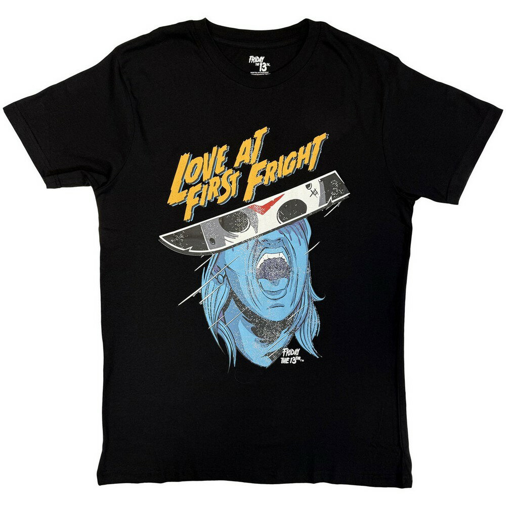 (13日の金曜日) Friday The 13th オフィシャル商品 ユニセックス Love At First Fright Tシャツ 半袖 トップス 【海外通販】