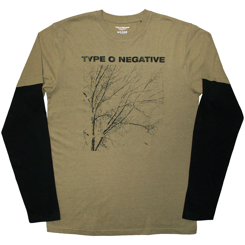 (タイプ・オー・ネガティヴ) Type O Negative オフィシャル商品 ユニセックス Tree Tシャツ レイヤー 長袖 トップス 【海外通販】