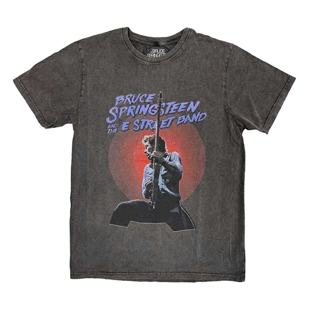 (ブルース・スプリングスティーン) Bruce Springsteen オフィシャル商品 ユニセックス Live Photo Tシャツ 半袖 トップス 【海外通販】