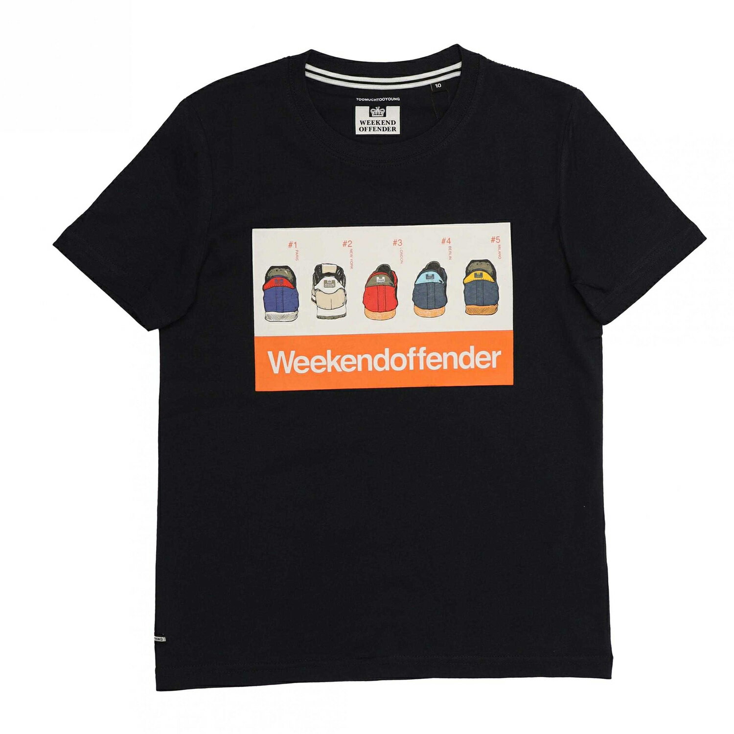 (ウィークエンドオフェンダー) Weekend Offender キッズ・子供用 Trainer Spotting 半袖 Tシャツ トップス 【海外通販】