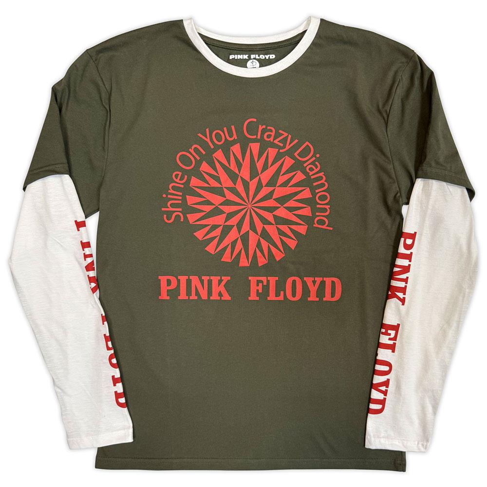 (ピンク・フロイド) Pink Floyd オフィシャル商品 ユニセックス Shine On Tシャツ レイヤー 長袖 トップス 【海外通販】