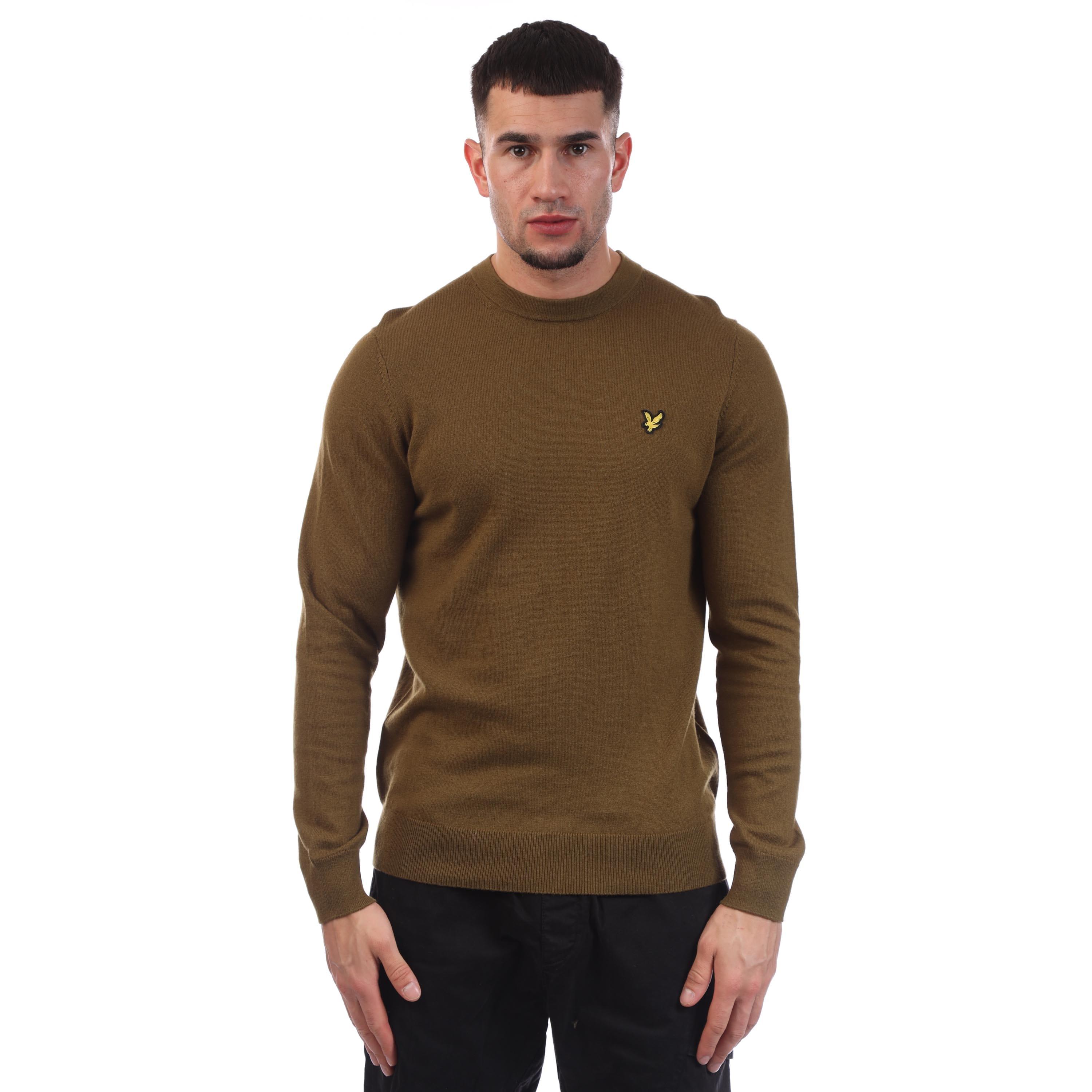 (ライル＆スコット) Lyle & Scott メンズ メリノウール クルーネック 長袖 プルオーバー トップス 【海外通販】
