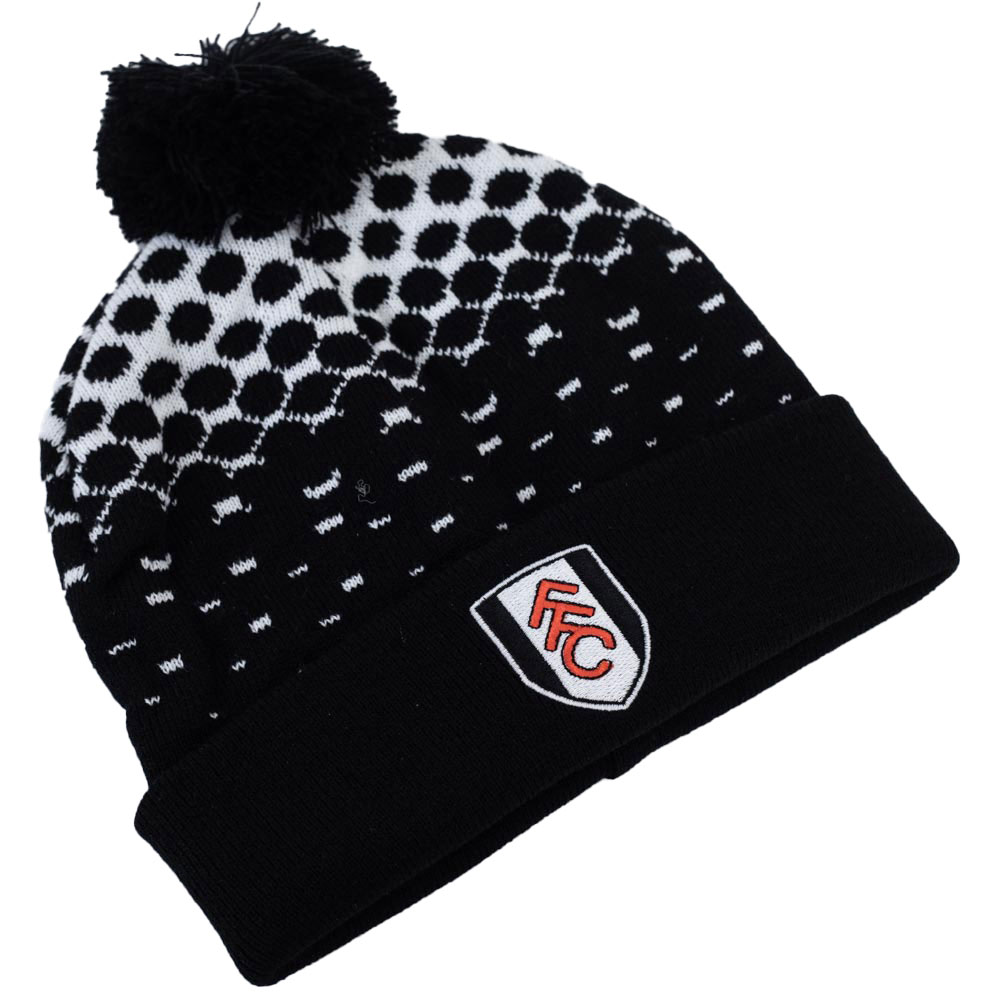 フラム フットボールクラブ Fulham FC オフィシャル商品 メンズ フェイド ニット帽 スキー帽 ビーニー キャップ 【海外通販】