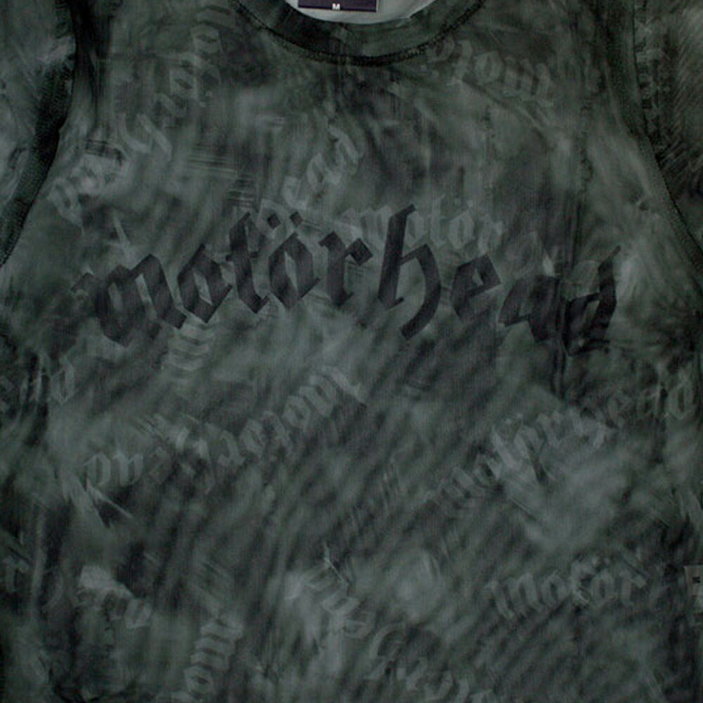 (モーターヘッド) Motorhead オフィシャル商品 レディース ロゴ Tシャツ メッシュ クロップ丈 半袖 ト..
