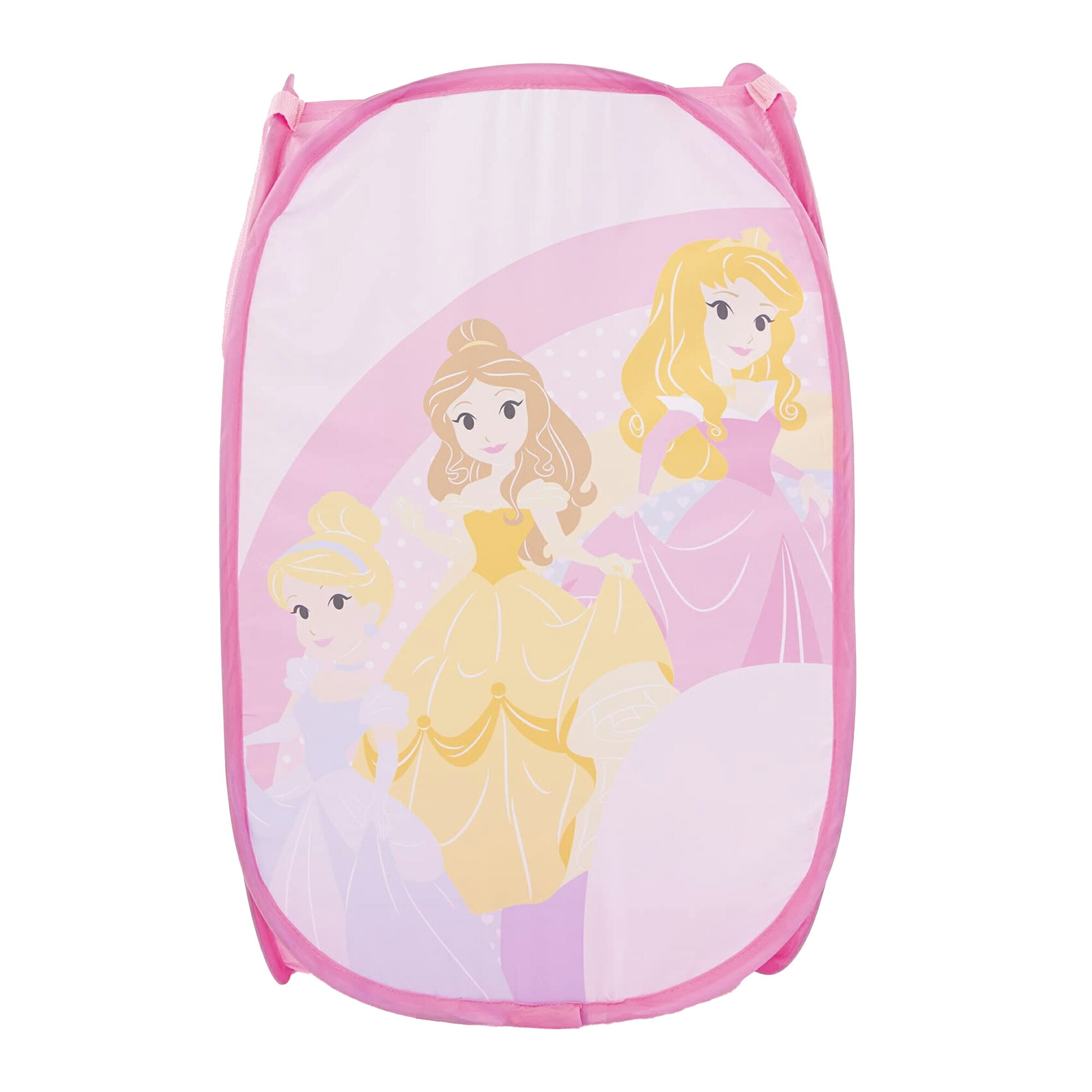 ディズニープリンセス Disney Princess オフィシャル商品 ポップアップ 洗濯物入れ 折りたたみ 80L ランドリー入れ 【海外通販】