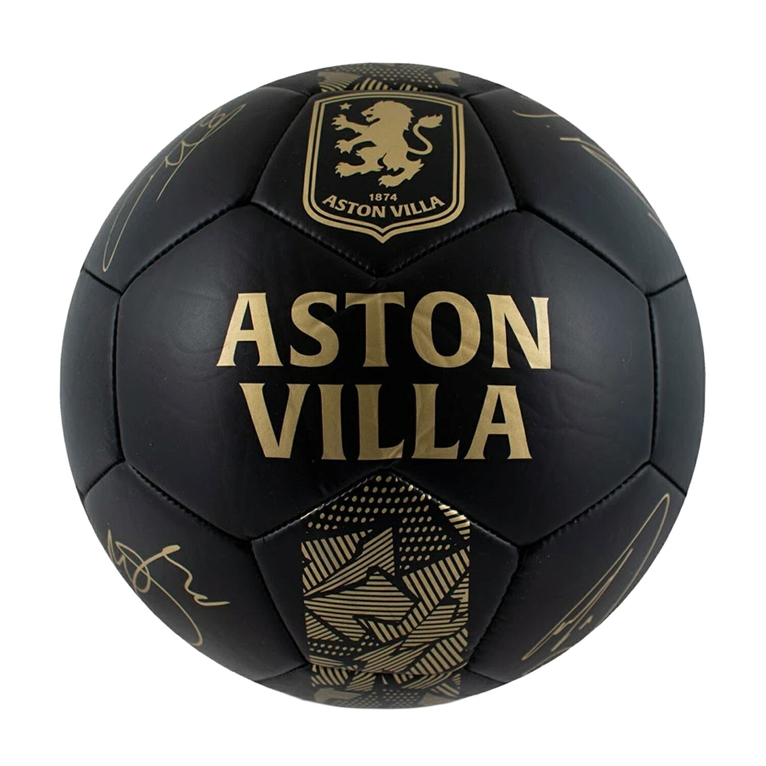 アストン・ヴィラ フットボールクラブ Aston Villa FC オフィシャル商品 Gold Phantom サッカーボール シグネチャー トレーニング ボール 【海外通販】