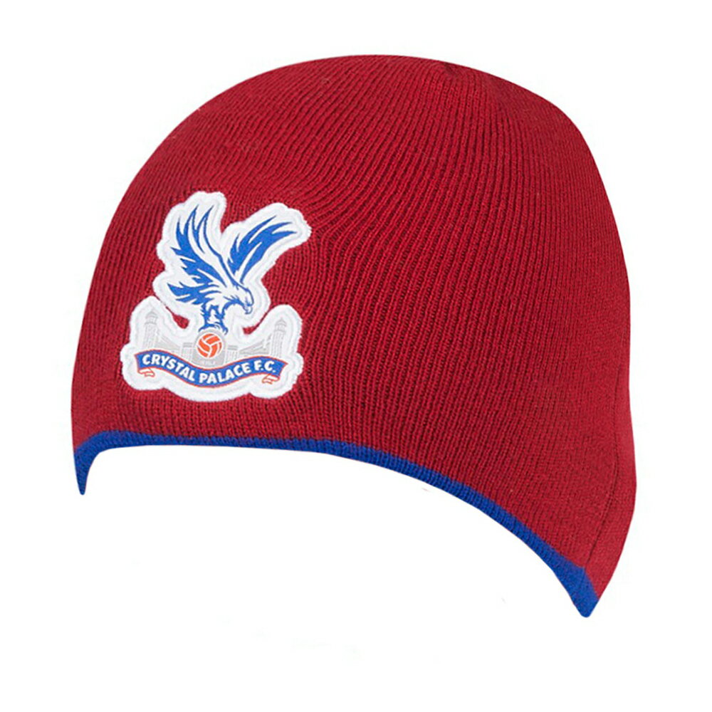 クリスタル・パレスFC フットボールクラブ Crystal Palace FC オフィシャル商品 ユニセックス ニット帽 ビーニー キャップ 【海外通販】