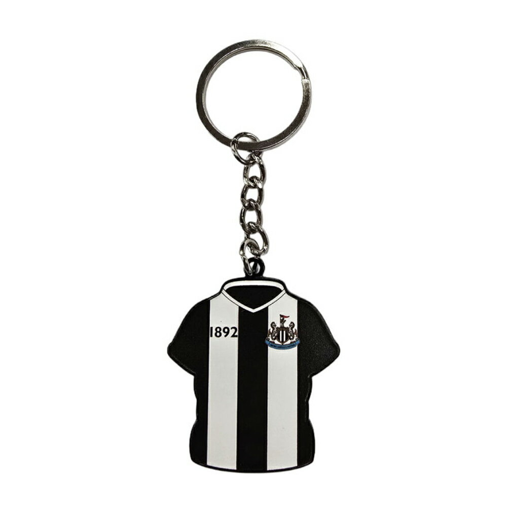 ニューカッスル・ユナイテッド フットボールクラブ Newcastle United FC オフィシャル商品 ホームキット キーリング バッジ セット 【海外通販】