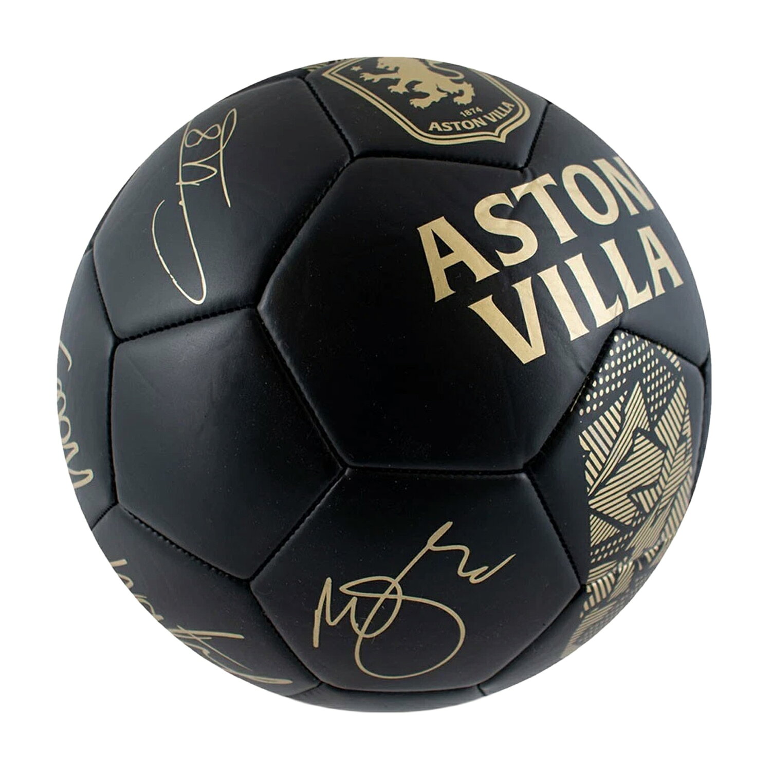 アストン・ヴィラ フットボールクラブ Aston Villa FC オフィシャル商品 Gold Phantom サッカーボール シグネチャー トレーニング ボール 【海外通販】