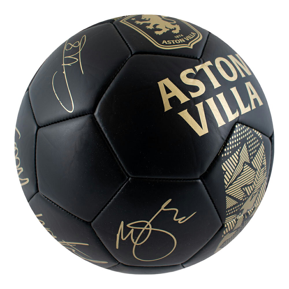 アストン・ヴィラ フットボールクラブ Aston Villa FC オフィシャル商品 Gold Phantom サッカーボール シグネチャー ボール 【海外通販】