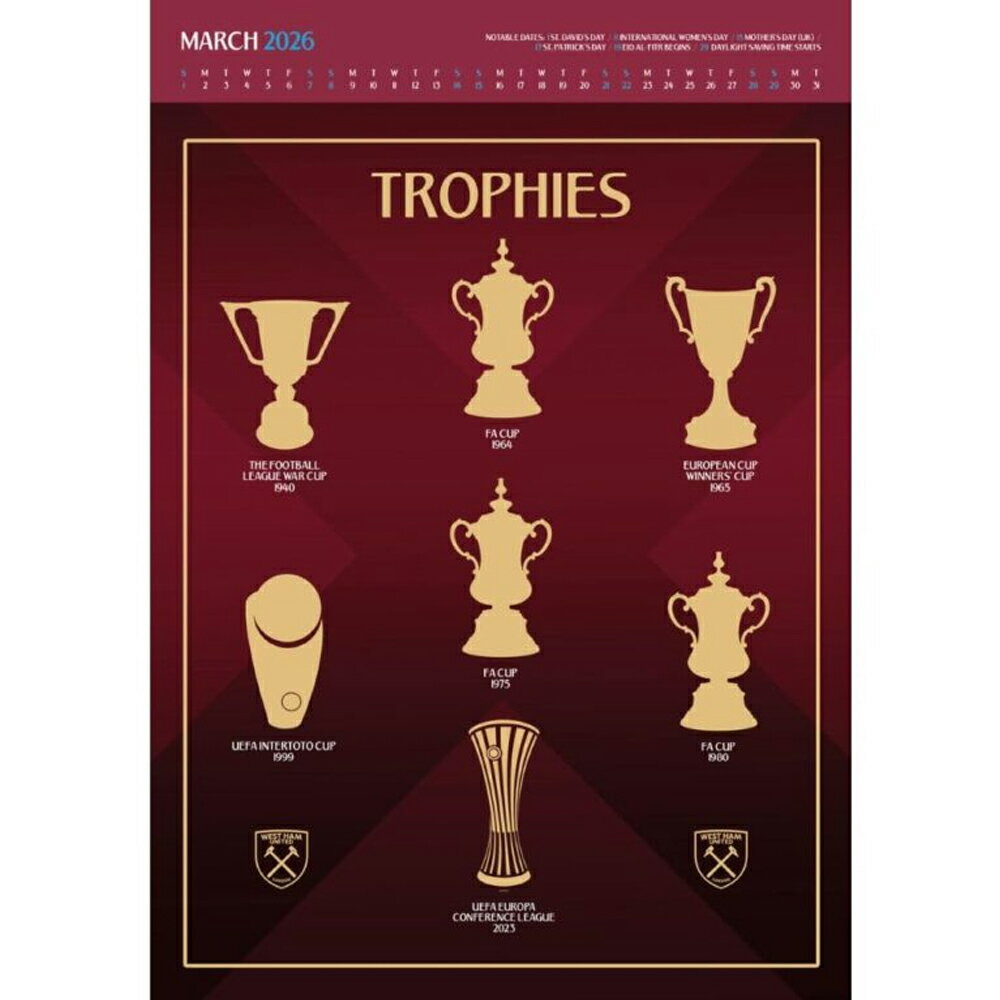 �������ȥϥࡦ��ʥ��ƥå� �եåȥܡ��륯��� West Ham United FC ���ե�����뾦�� �ǥ�å��� �������� 2026 �������륫������ �ڳ������Ρ�