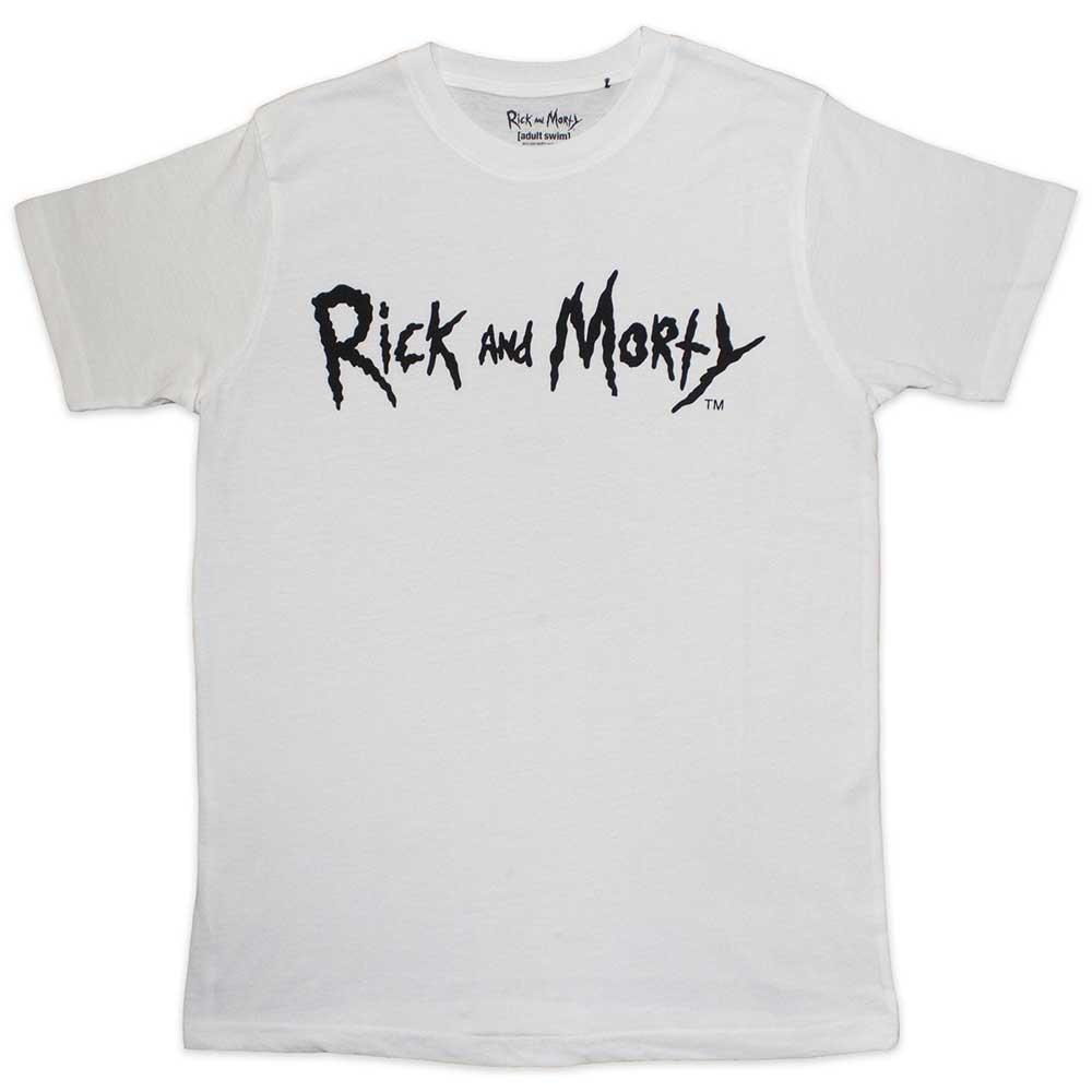 (リック・アンド・モーティ) Rick And Morty オフィシャル商品 ユニセックス モノクローム ロゴ Tシャツ 半袖 トップス 【海外通販】