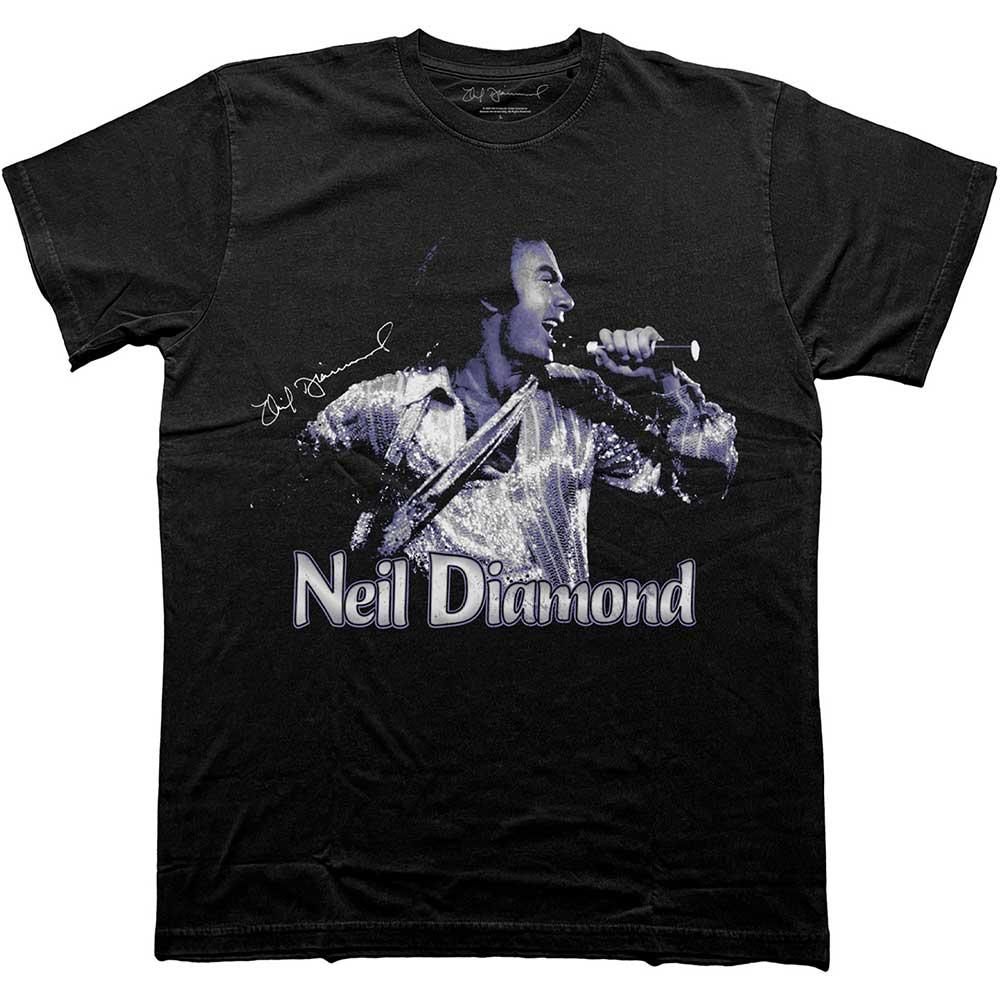 (ニール・ダイアモンド) Neil Diamond オフィシャル商品 ユニセックス Singing Tシャツ 半袖 トップス 【海外通販】