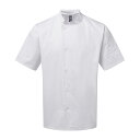 (プレミエ) Premier ユニセックス エッセンシャル シェフジャケット 半袖 コックコート 調理服 【海外通販】