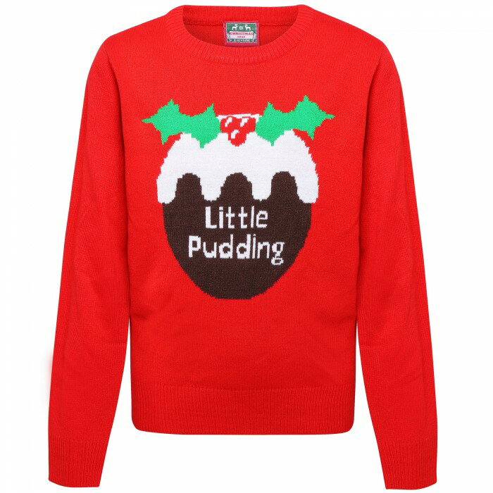 (クリスマスショップ) Christmas Shop キッズ・子供用 Little Pudding クリスマスセーター ニット (2パック) 【楽天海外直送】