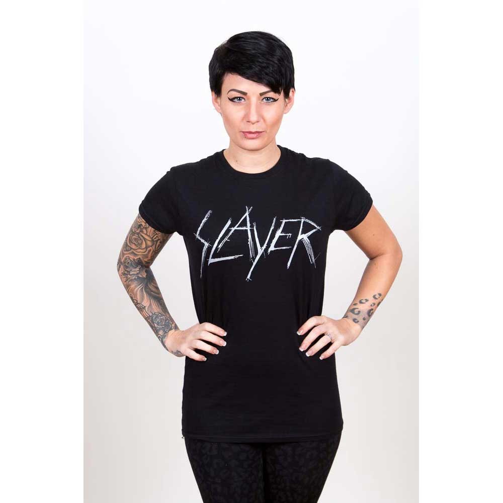 (スレイヤー) Slayer オフィシャル商品 レディース Scratch Tシャツ 半袖 トップス 