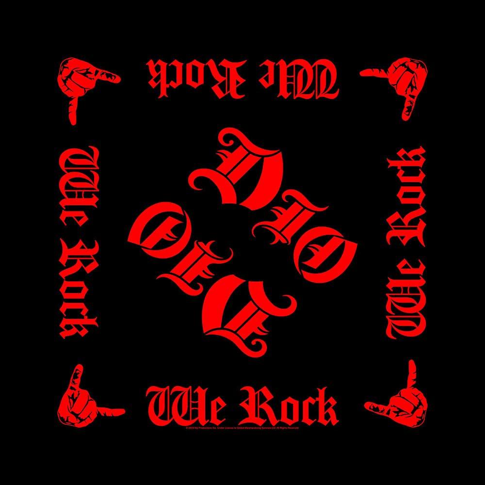 (ディオ) Dio オフィシャル商品 ユニセックス We Rock バンダナ ハンカチ 【海外通販】