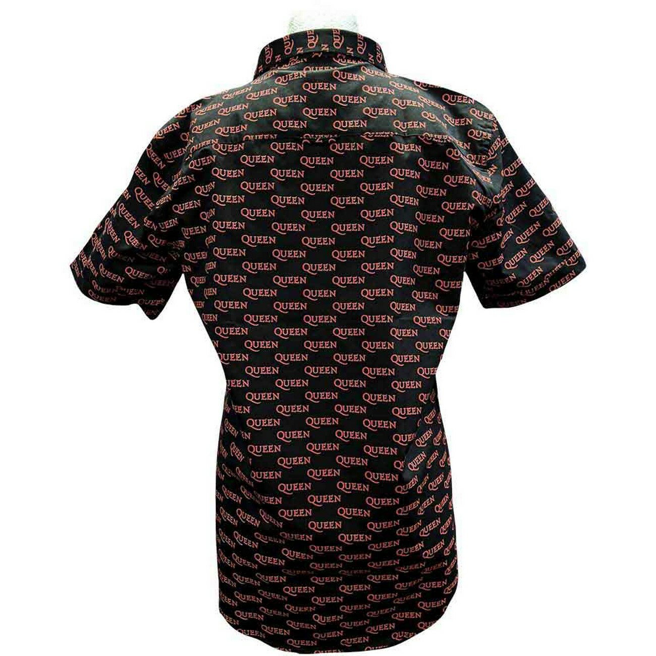 (クイーン) Queen オフィシャル商品 メンズ ロゴ 全面柄 シャツ トップス 【海外通販】